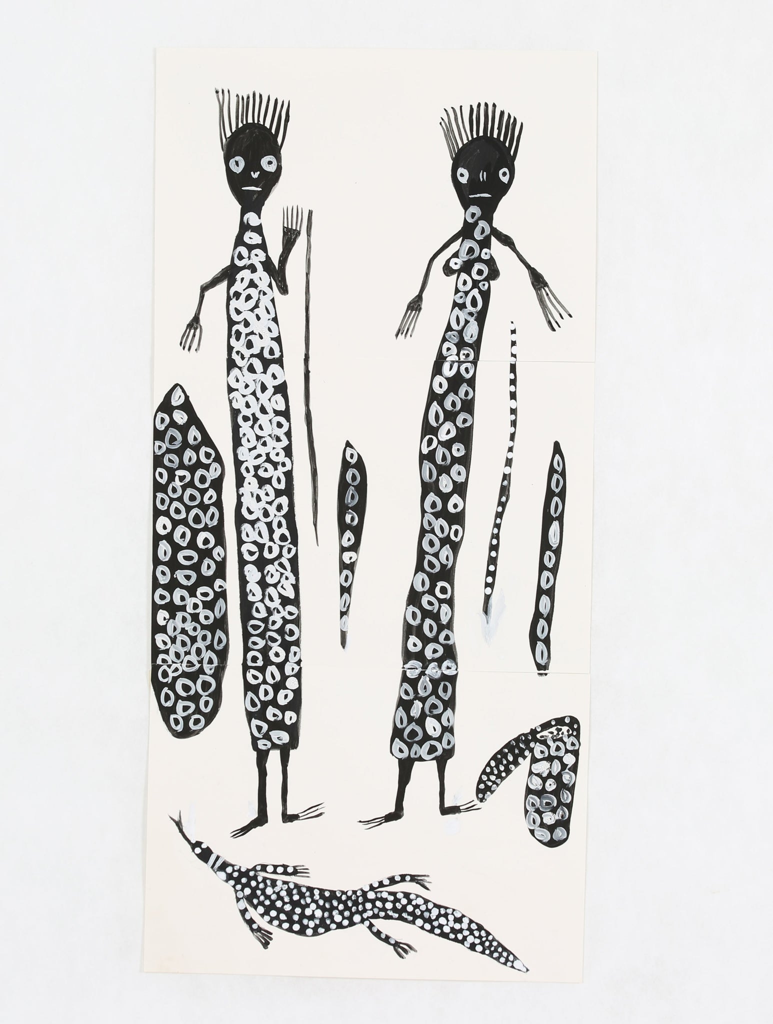 14. Husband and wife with goanna